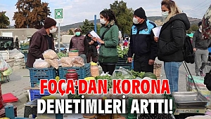 Foça'dan korona denetimleri arttı!