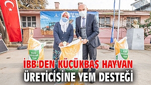 İBB'den Küçükbaş hayvan üreticisine yem desteği