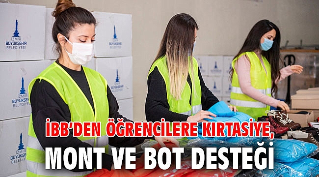 İBB’den öğrencilere kırtasiye, mont ve bot desteği
