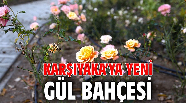 Karşıyaka’ya yeni gül bahçesi