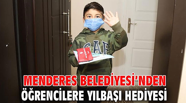 Menderes Belediyesi’nden Öğrencilere Yılbaşı Hediyesi