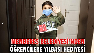 Menderes Belediyesi’nden Öğrencilere Yılbaşı Hediyesi