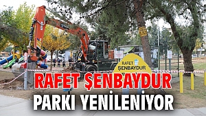 Rafet Şenbaydur Parkı yenileniyor