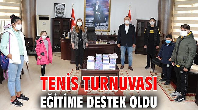 Tenis Turnuvası Eğitime Destek Oldu