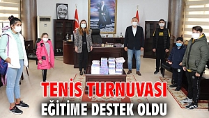 Tenis Turnuvası Eğitime Destek Oldu