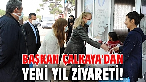 Başkan Çalkaya'dan yeni yıl ziyareti!