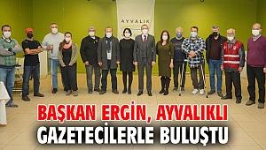 Başkan Ergin, Gazetecilerle bir araya geldi