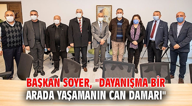 Başkan Soyer, Alevi Bektaşi Federasyonu temsilcilerini ağırladı