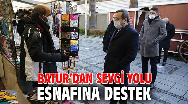 Batur’dan Sevgi Yolu esnafına destek