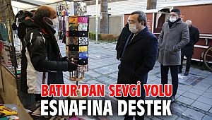 Batur’dan Sevgi Yolu esnafına destek
