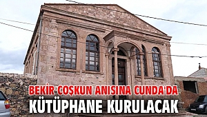 Bekir Coşkun anısına Cunda'da kütüphane kurulacak