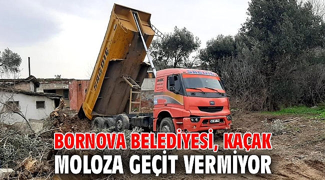 Bornova Belediyesi, kaçak moloza geçit vermiyor