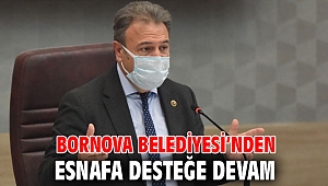 Bornova Belediyesi’nden esnafa desteğe devam 