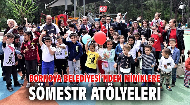 Bornova Belediyesi’nden miniklere sömestr atölyeleri