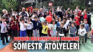 Bornova Belediyesi’nden miniklere sömestr atölyeleri