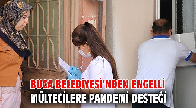 Buca Belediyesi’nden engelli mültecilere pandemi desteği