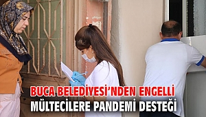 Buca Belediyesi’nden engelli mültecilere pandemi desteği