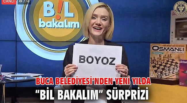Buca Belediyesi’nden yeni yılda “Bil Bakalım” sürprizi
