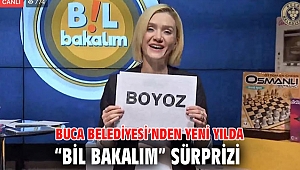 Buca Belediyesi’nden yeni yılda “Bil Bakalım” sürprizi 