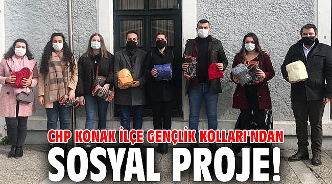 CHP Konak İlçe Gençlik Kolları'ndan sosyal proje!