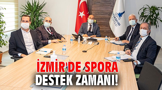 İzmir Büyükşehir Belediyesi'nden spora destek!