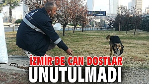 İzmir'de can dostlar unutulmadı