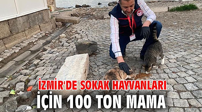 İzmir'de Sokak Hayvanları İçin 100 Ton Mama