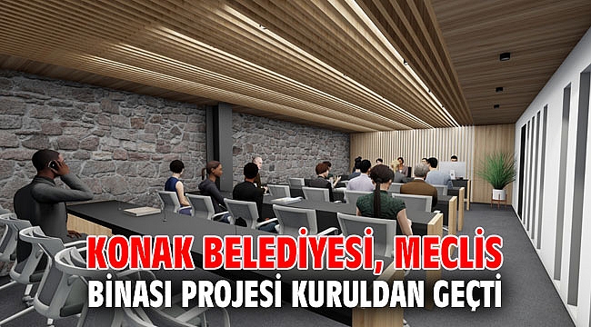 Konak Belediyesi, Meclis binası projesi kuruldan geçti
