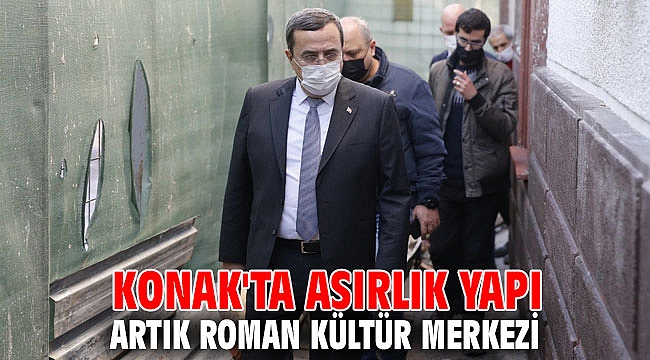 Konak'ta asırlık yapı, artık Roman Kültür Merkezi