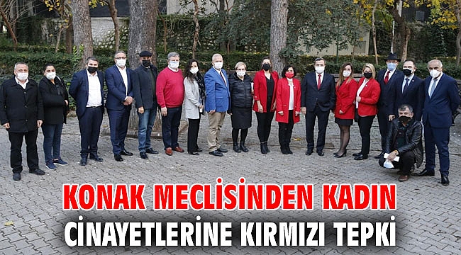 Konak'ta kadın cinayetlerine tepki!