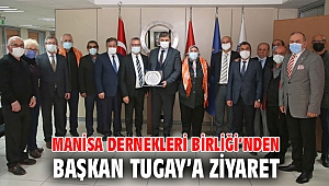 Manisa Dernekleri Birliği, Başkan Tugay’ı ziyaret etti