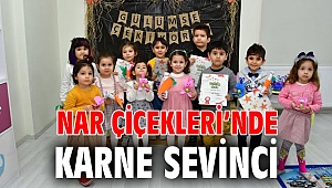 Nar Çiçekleri’nde karne sevinci