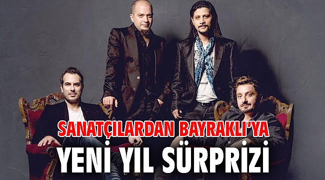 SANATÇILARDAN BAYRAKLI’YA YENİ YIL SÜRPRİZİ