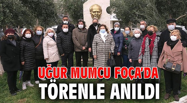 Uğur Mumcu Foça’da törenle anıldı…