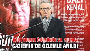 Uğur Mumcu ölümünün 28. yılında Gaziemir’de anıldı