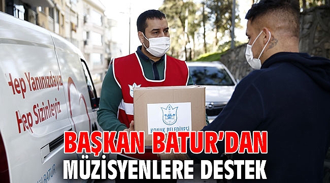 Başkan Batur’dan müzisyenlere destek