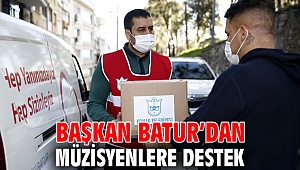 Başkan Batur’dan müzisyenlere destek