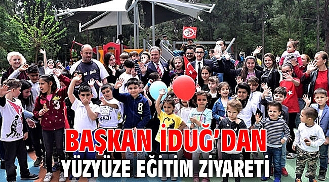 Başkan İduğ'dan okul ziyareti