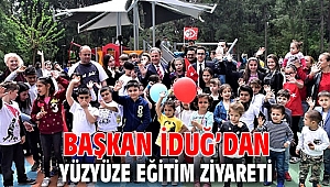 Başkan İduğ'dan okul ziyareti