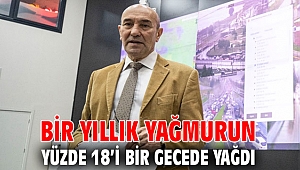 Başkan Soyer, 'Bir yıllık yağmurun yüzde 18’i bir gecede yağdı'