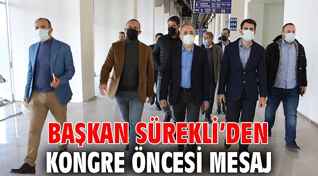Başkan Sürekli “Yeni yıl, yeni dönem heyecanı içindeyiz…”