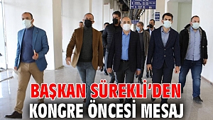 Başkan Sürekli “Yeni yıl, yeni dönem heyecanı içindeyiz…”