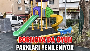Bornova'da oyun parkları yenileniyor