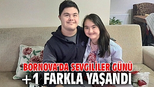 Bornova’da sevgililer günü +1 farkla yaşandı