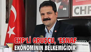 CHP'li Gruşçu, 'Esnaf ekonominin belkemiğidir'