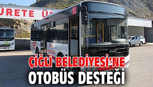 Çiğli Belediyesi’ne Otobüs Desteği
