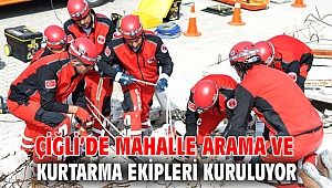 Çiğli’de Mahalle Arama ve Kurtarma Ekipleri Kuruluyor
