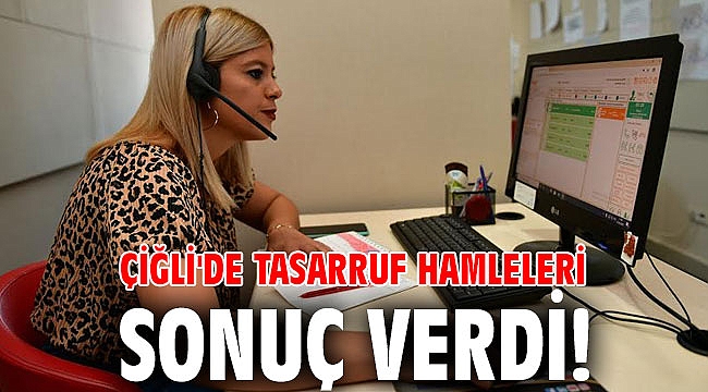 Çiğli'de Tasarruf Hamleleri Sonuç Verdi!