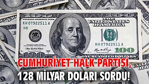Cumhuriyet Halk Partisi, 128 milyar doları sordu! 