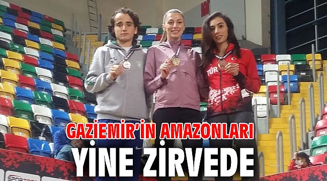Gaziemir'in Amazonları yine zirvede